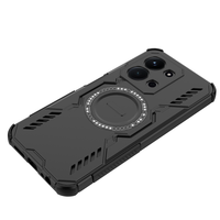 Étui de téléphone hybride antichoc magnétique à chargement sans fil avec refroidissement, design armure 2-en-1 TPU+PC pour Redmi Note 17/Note 17 Pro/A7 Pro