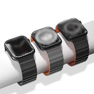 Correas de Reloj Magnéticas de Silicona de Dos Tonos, Accesorios de Moda para <span class=keywords><strong>Relojes</strong></span>, Correa de Muñeca para <span class=keywords><strong>Apple</strong></span> IWatch Series - Product Image 6