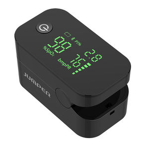 Джемпер JPD-500G светодиодные домашние Семейные товары для здоровья черный <span class=keywords><strong>Bluetooth</strong></span> Пульсоксиметр на палец - Product Image 1