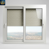 Porte à persiennes horizontales modernes en alliage d'aluminium avec cadre en plastique, respirante, insonorisante, anti-insectes, pour salle de bain et chambre à coucher