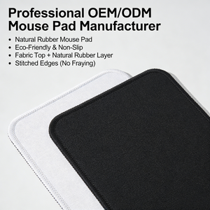 Tapis de souris de jeu personnalisé avec image, tapis de souris vierge en caoutchouc blanc, tapis de souris vierges non imprimés pour sublimation, pour transfert thermique - Product Image 2