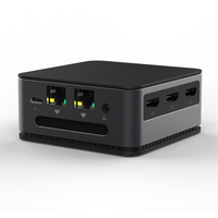 Nouveau mini PC N5105, trois écrans, sortie 4K, léger, compatible avec Win10, 12V 2.5A, faible consommation, ordinateur de bureau