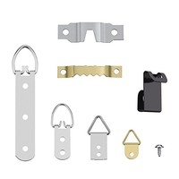 Prix d'Usine Kit d'Accrochage Doré pour Cadres Photo Crochets de Suspension Murale avec Vis