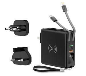 10000mAh Super <span class=keywords><strong>chargeur</strong></span> avec prise ca pliable 15W <span class=keywords><strong>aimant</strong></span> <span class=keywords><strong>chargeur</strong></span> sans fil batterie externe câble USB-C intégré pour téléphones - Product Image 6