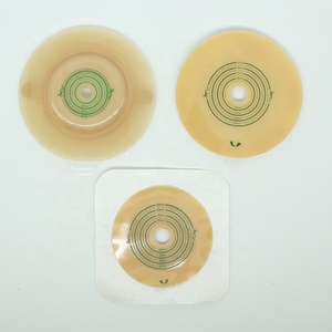Système de poche de colostomie/ostomie drainable en deux parties, filtre à charbon actif, doublure non tissée/PE, fermeture à pince, tailles 50-70 mm - Product Image 5