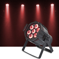 Projecteur LED Par mini 7*10W RGBW 4-en-1 avec effet de mélange de couleurs RGBW, éclairage de scène, contrôle DMX512 pour parcs à thème et fêtes