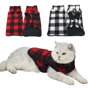 Direto Da Fábrica Customizável Dog <span class=keywords><strong>Clothes</strong></span> Fleece Quente E Moda Inglês Colete <span class=keywords><strong>Pet</strong></span> Dog Cat <span class=keywords><strong>Clothes</strong></span> Para Outono E Inverno - Product Image 2