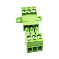 Bloque de terminales enchufable de paso de 3,5mm, 2-24 pines macho hembra 15EDG 15EDGRKC 3,5, conectores de bloque de terminales PCB de receptáculo enchufable