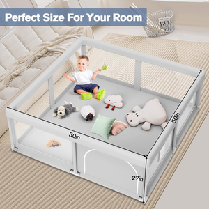 Parc Bébé Vente Directe Usine avec Tapis, Très Grand Parc avec Sac de Rangement Adapté à une Utilisation Intérieure et Extérieure - Product Image 4