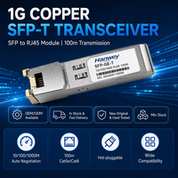 Komponen Transceiver SFP+ RJ45 SFP-10G-T-S 10GBase-T Berkualitas Tinggi dan Tahan Banting untuk Router Switch Industri yang Diperkuat