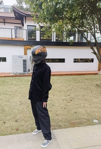 Super September Samurai Mũ Bảo Hiểm Bọ Cạp Màu Đen Cho Mũ Bảo Hiểm Xe Đạp Điện Cổ Điển Helm Mũ Bảo Hiểm Mô Tô Mô Đun 3/4 Ấn Độ - Product Image 6