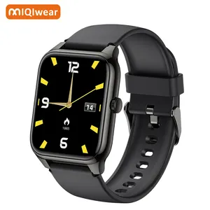 Reloj inteligente P88 más vendido IP67 a prueba de agua Bt llamada respuesta llamada reloj con esfera personalizada ritmo cardíaco Smartwatch