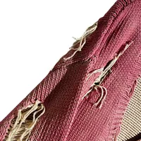 Tricot à motif rayé surdimensionné personnalisé Cardigan rose d'hiver à la mode pour hommes et femmes