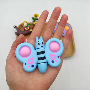 Jouet sensoriel anti-stress en plastique rotatif en forme de <span class=keywords><strong>papillon</strong></span>, avec bulles à presser, pour enfants, garçons, filles <span class=keywords><strong>et</strong></span> adultes - Product Image 3