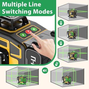 Livella Laser 4D <span class=keywords><strong>a</strong></span> 16 Linee ad Alta Precisione con Autolivellamento <span class=keywords><strong>a</strong></span> 360°, Batteria Ricaricabile, Modello Rotante <span class=keywords><strong>a</strong></span> <span class=keywords><strong>Croce</strong></span> LL-16AM-2 - Product Image 6