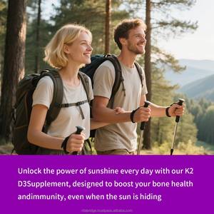 Gélules à la vitamine D de marque privée avec des ingrédients naturels d'huile de noix de coco adaptés aux femmes et aux hommes complément alimentaire sain pour les os - Product Image 3