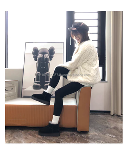 Botas de Nieve de Plataforma de Cuero para <span class=keywords><strong>Mujer</strong></span>, Cálidas para Invierno, OEM y ODM, Zapatos de <span class=keywords><strong>Mujer</strong></span> para Uso en Exteriores - Product Image 3