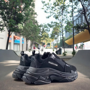 Chunky surdimensionné plate-forme baskets unisexe rétro course Streetwear Hip Hop décontracté semelle intermédiaire en caoutchouc PU semelle extérieure toutes saisons en gros - Product Image 1