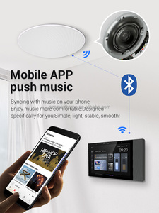 2025图雅智能家居壁挂式音频放大器WIFI控制小功率主机智能背景音乐屏幕显示 - Product Image 6