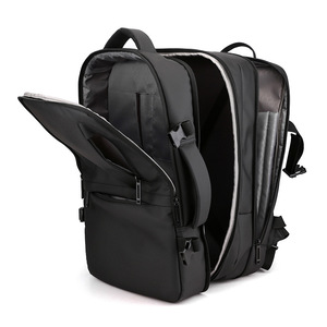 Custom New Nylon Waterproof Usb Multi-function Black <b>Backpack</b> Can Be Expanded to Large Capacity Laptop <b>Backpacks</b> - Product Image 3