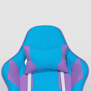 Chaise pivotante ergonomique moderne et résistante Repose-pieds Haut-parleurs Gaming Video Office Desk Chair Bluetooth Music Metal Construction - Product Image 4