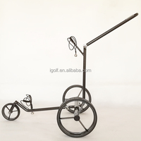 Chariot de golf électrique compact et ultra-léger en fibre de carbone de luxe