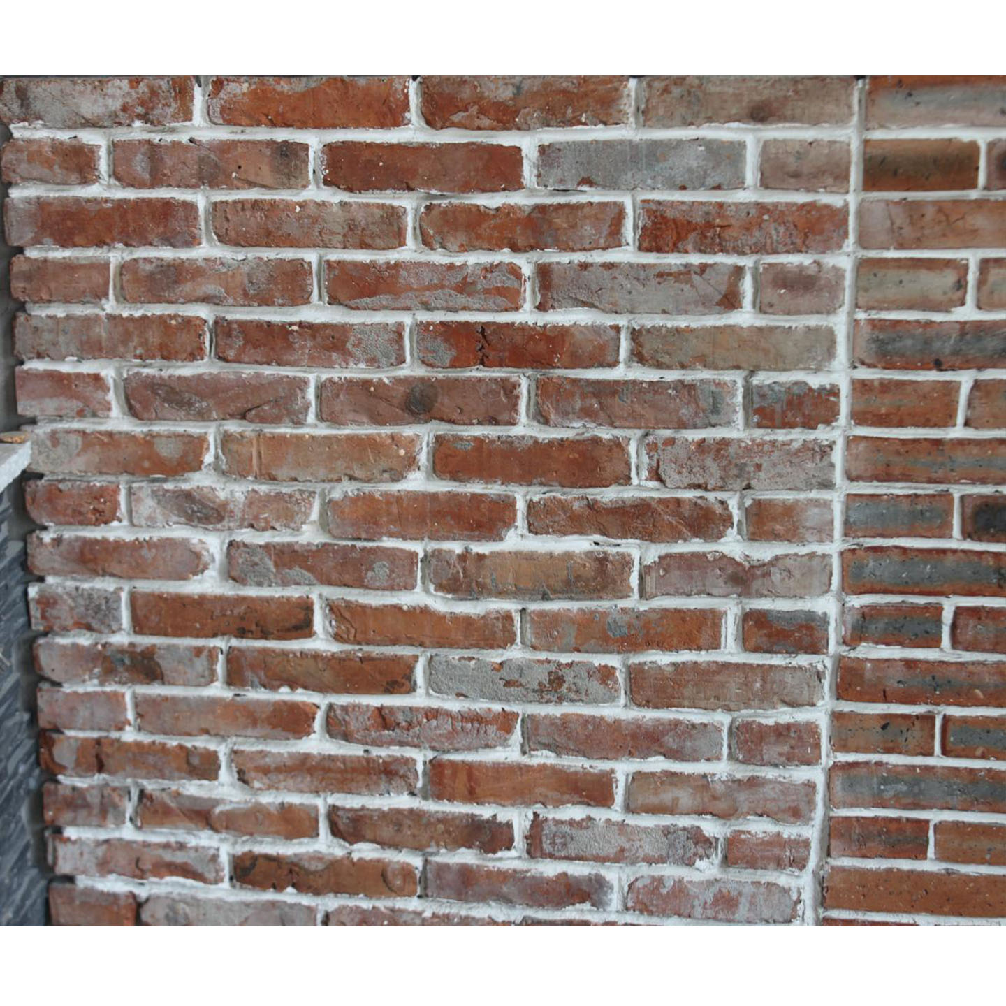 Красный камень ручной работы красный кирпич