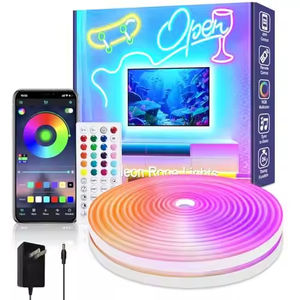 Tira de luces LED flexible inteligente para habitación, impermeable IP65, tira de diodos emisores de luz/RGB - Product Image 4