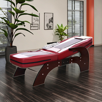 Table de massage corporel coréenne, soins de la colonne vertébrale, chiropratique, chauffage, rouleau en pierre de jade, thérapie, spa, salon, lit de massage infrarouge