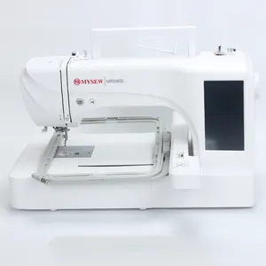 Mrs800 máquina de bordado, nova máquina de bordado doméstica computadora digital com mesma janome mc500e 2021