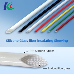 7000V Silicone sợi thủy tinh ống 1-35 mét ul RoHS đã được phê duyệt không vàng không dính - Product Image 5