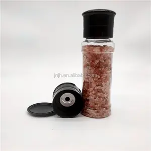 プラスチックボトルジャースパイスグラインダー付き200mlボトルミル使い捨てグラインダープラスチック塩コショウスパイスジャー