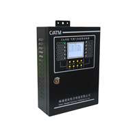 Contrôleur d'alarme de gaz CAATM CA-91D avec écran LCD, type bus RS485, panneau de détection de gaz combustible, 10 détecteurs