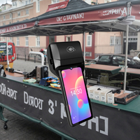 Terminal de point de vente portable Android OCOM POS-T6 de 6,5 pouces avec connectivité USB, imprimante mobile incluse