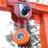 Prix de la mini-grue portique simple de 1 tonne pour atelier, Grue portique mobile à poutre unique réglable haute performance