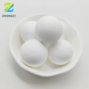 Zhongci Ceramics Material Manufacturer Direct Sale Sintered alumina ceramic inert alumina balls in ceramics chemical industry
