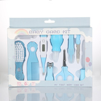 10 pièces/ensemble Kit d'accessoires de soins pour bébé sécurité coupe-ongles bébé nouveau-né Kits de toilettage
