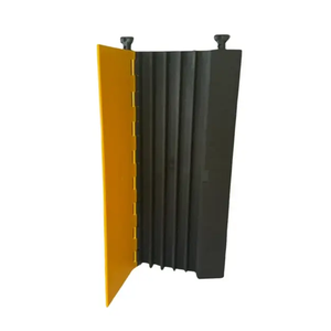 <b>Cable</b> Protectors Roadway Safety 40mm <b>Cable</b> Cover Wires Power Lines Extension Cord Cover With 5 Channels For Indoor <b>Outdoor</b> - Product Image 6