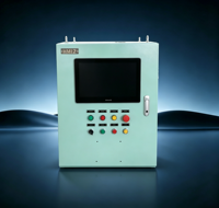 Boîtier de distribution PLC d'automatisation verte basse tension personnalisé avec écran tactile HMI, indice de protection IP66, 220V/380V pour applications électriques industrielles