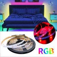 Bande lumineuse LED COB flexible 5050 RGB 12V 7,2W/mètre, blanche, pour sous-meuble, chambre et extérieur