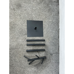 Porte-manteau court minimaliste à <span class=keywords><strong>4</strong></span> têtes, 105 cm, portable pour bureau, salle à manger, vêtements d'enfants, couleur personnalisée - Product Image 6