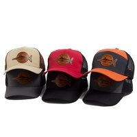 Gorra de Pesca de 7 Paneles con Logotipo Personalizado de Alta Calidad, Secado Rápido, Estilo Desgastado, Gorra Deportiva de Malla para Exteriores, Unisex, Ajustable, de Poliéster