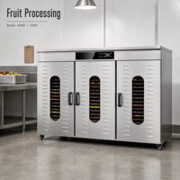 Séchoir alimentaire commercial en acier inoxydable à 60 couches haute capacité pour fruits, légumes, herbes et saucisses