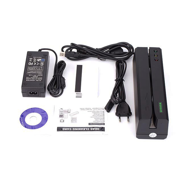 RFcard Hot Sale Portable USB Credit Magnetic Card Reader/Writer MSR605U 1 Year Warranty Built-in Battery ODM/OEM Service