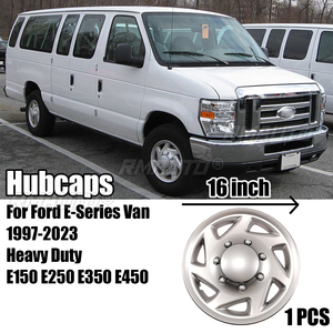 1 pièce Cache-roues pour Ford E-Series Van 1997-2023 Heavy Duty E150 E250 E350 E450 Argent 16 pouces Remplacement 7030AMS - Product Image 1