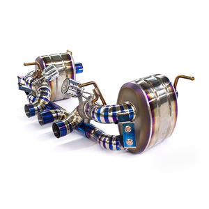 Ferrari 458 Italia için/458 Speciale 4.5 V8 F136 titanyum/paslanmaz çelik Valvetronic Catback egzoz sistemi - Product Image 2