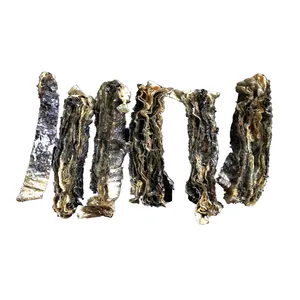 Private Label Dried Fish Skin Wrapped Rawhide Bone Pet Treats For Dog