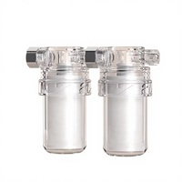 Pré-filtre en plastique pour purificateur d'eau domestique, grande filtration des impuretés particulières, 3000 GPD, alimenté par véhicule, multi-usage, anti-calcaire, anti-chlore