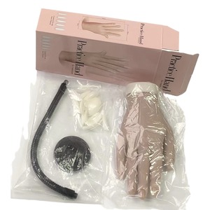 Modèle de main en silicone pour la pratique de la <span class=keywords><strong>manucure</strong></span> avec articulation flexible, main prothétique en silicone avec plaque à ongles - Product Image 5