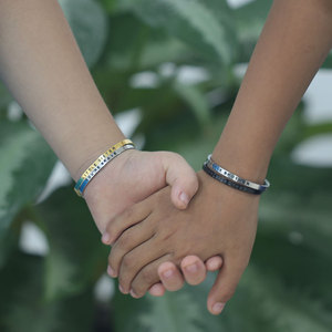 Bracelet personnalisé <span class=keywords><strong>pour</strong></span> enfant, bracelet de baptême avec inscription manuscrite, <span class=keywords><strong>cadeau</strong></span> <span class=keywords><strong>pour</strong></span> baptême, <span class=keywords><strong>pour</strong></span> fille, <span class=keywords><strong>pour</strong></span> enfant de baptême, <span class=keywords><strong>pour</strong></span> marron ou marraine - Product Image 3